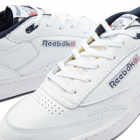 Reebok Men's Club C Mid II Vintage Sneakers in White/Vector Navy/Vector Red