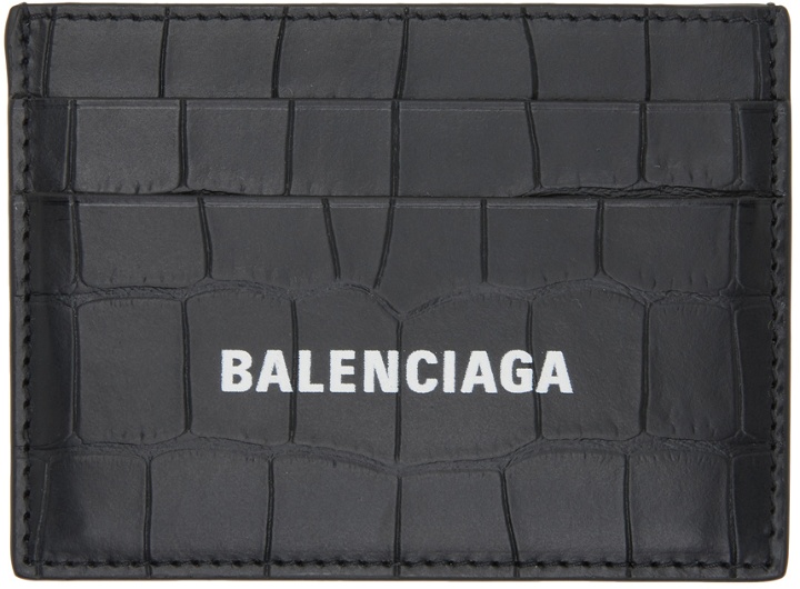 Photo: Balenciaga Black Cash Card Holder