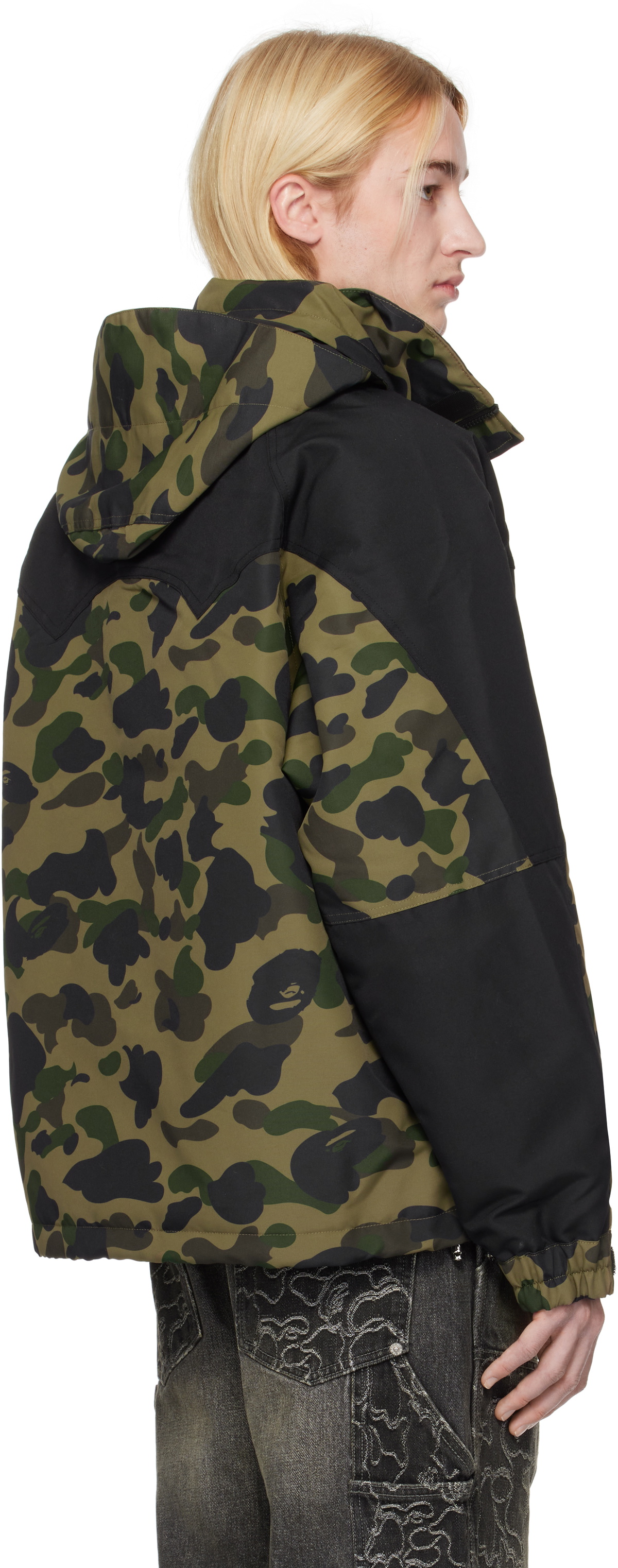 Bape camo snowboard jacket best sale