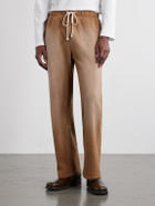 Les Tien - Straight-Leg Cotton-Jersey Sweatpants - Brown