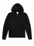 Allude - Virgin Wool and Cashmere-Blend Zip-Up Hoodie - Black