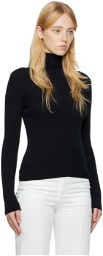 BEVZA Black Turtleneck Sweater
