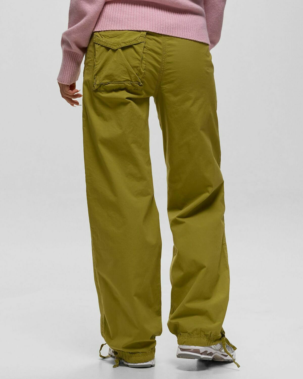 GANNI パンツ WASHED COTTON CANVAS DRAW STRING PANTS ガニー GANNI GANNI パンツ WASHED COTTON CANVAS DRAW STRING