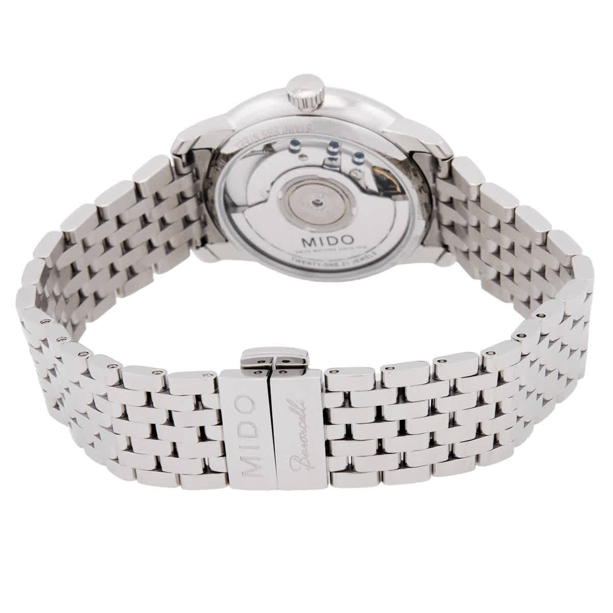 Mido Baroncelli Smiling Moon Automatic White Dial Ladies Watch M0272071101001