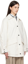 Cordera Off-White Patch Pocket Jacket
