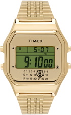 MM6 Maison Margiela Gold Timex Edition T80 Watch & Bracelet Set