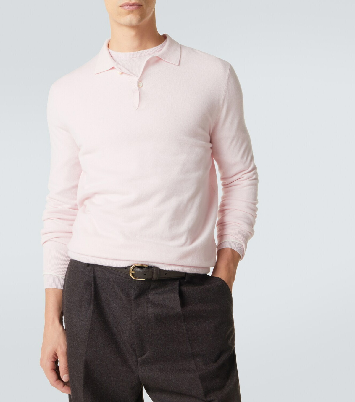 Arch4 Cashmere polo sweater
