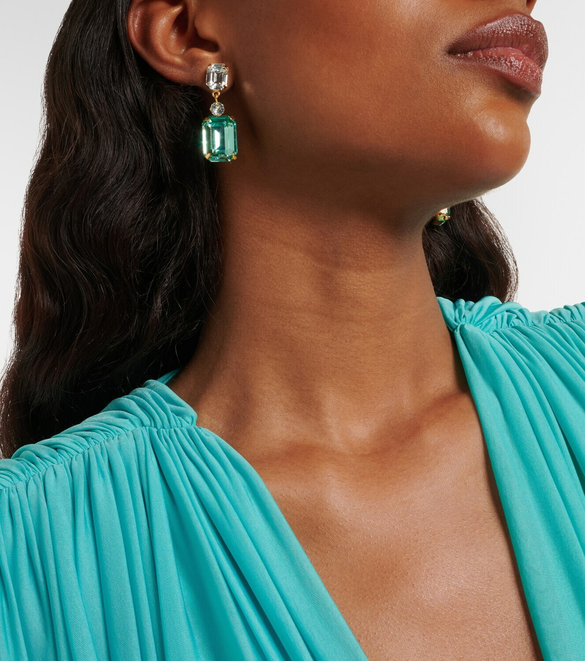 Jennifer Behr Justine gold-plated drop earrings