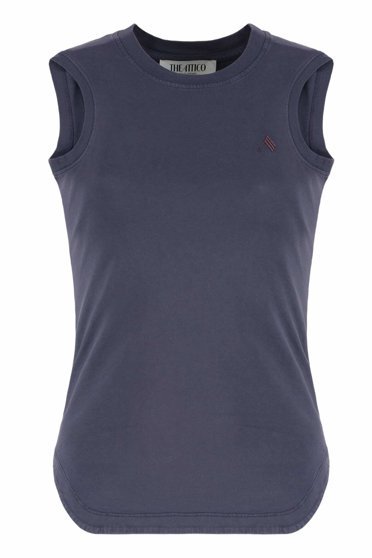 The Attico Flat Ribbed Jersey Tank Top The Attico