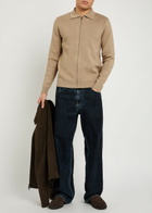 Raith Arlo Knit Overshirt Beige