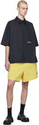 Wooyoungmi Yellow Wide Shorts