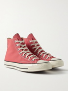 CONVERSE - Chuck 70 Recycled Canvas High-Top Sneakers - Pink