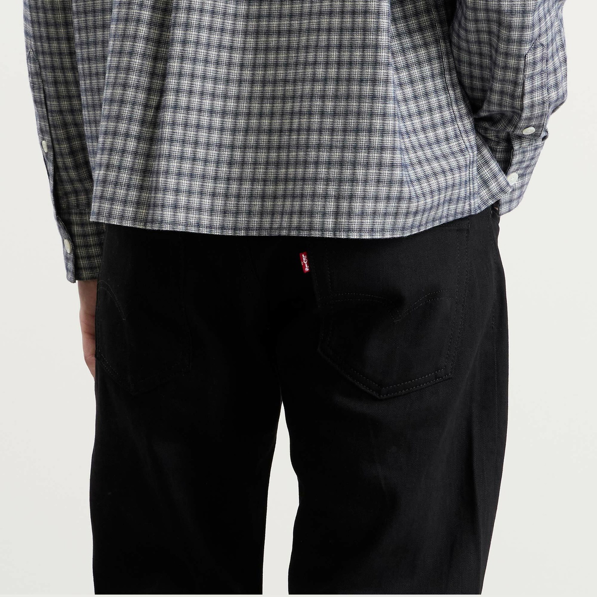 Levi's Men's Red Tab Exclusive 505® Selvedge Jeans in Ravens Rigid Selvedge