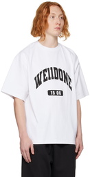 We11done White Printed T-Shirt