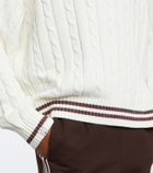 The Upside Millie cable-knit cotton sweater