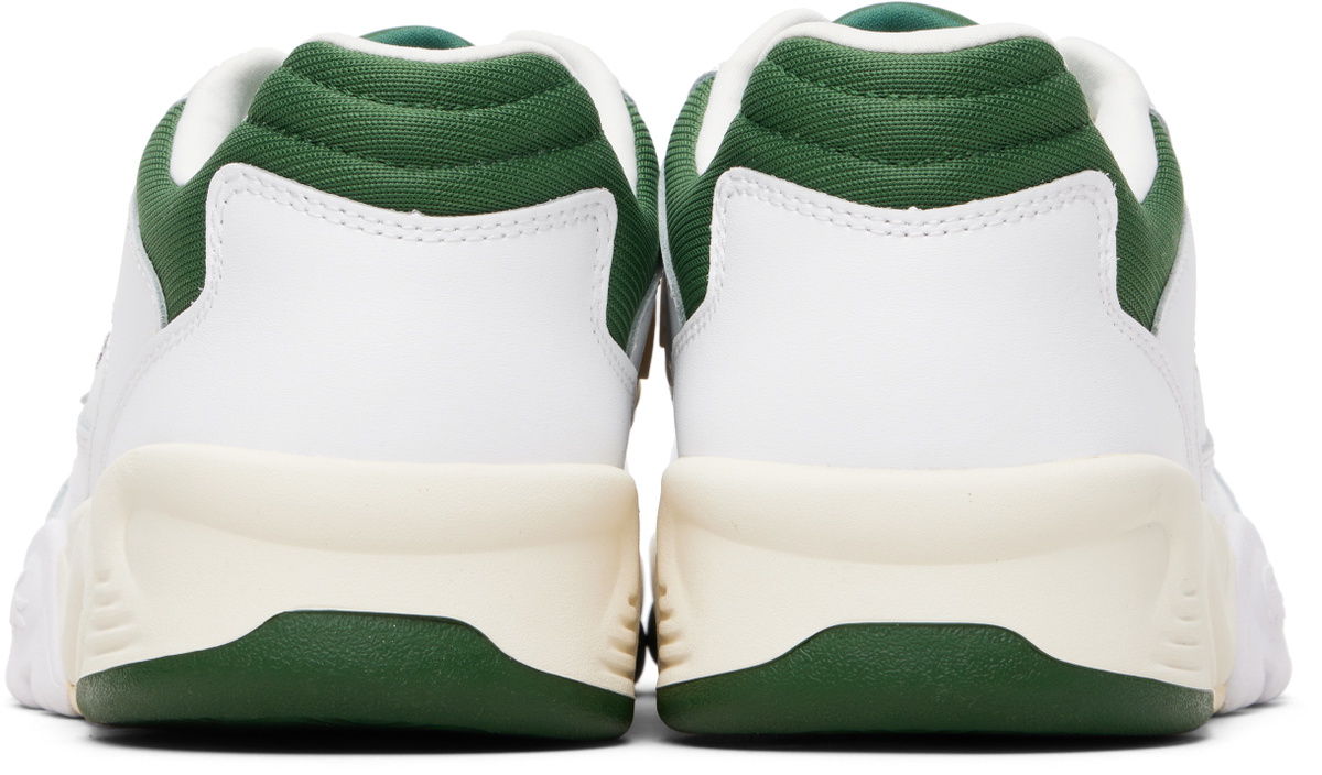 Lacoste White Game Train Pro Leather Sneakers
