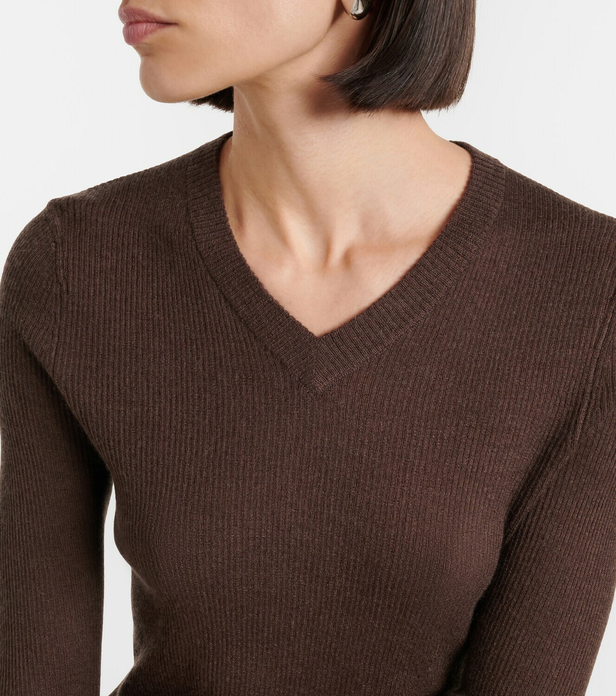 Vince Ribbed-knit cashmere and silk sweater