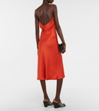 Stella McCartney - Asymmetric cowl-neck slip dress