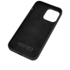 Kenzo Paris Men's Kenzo Patch Logo iPhone 14 Max Case in Black