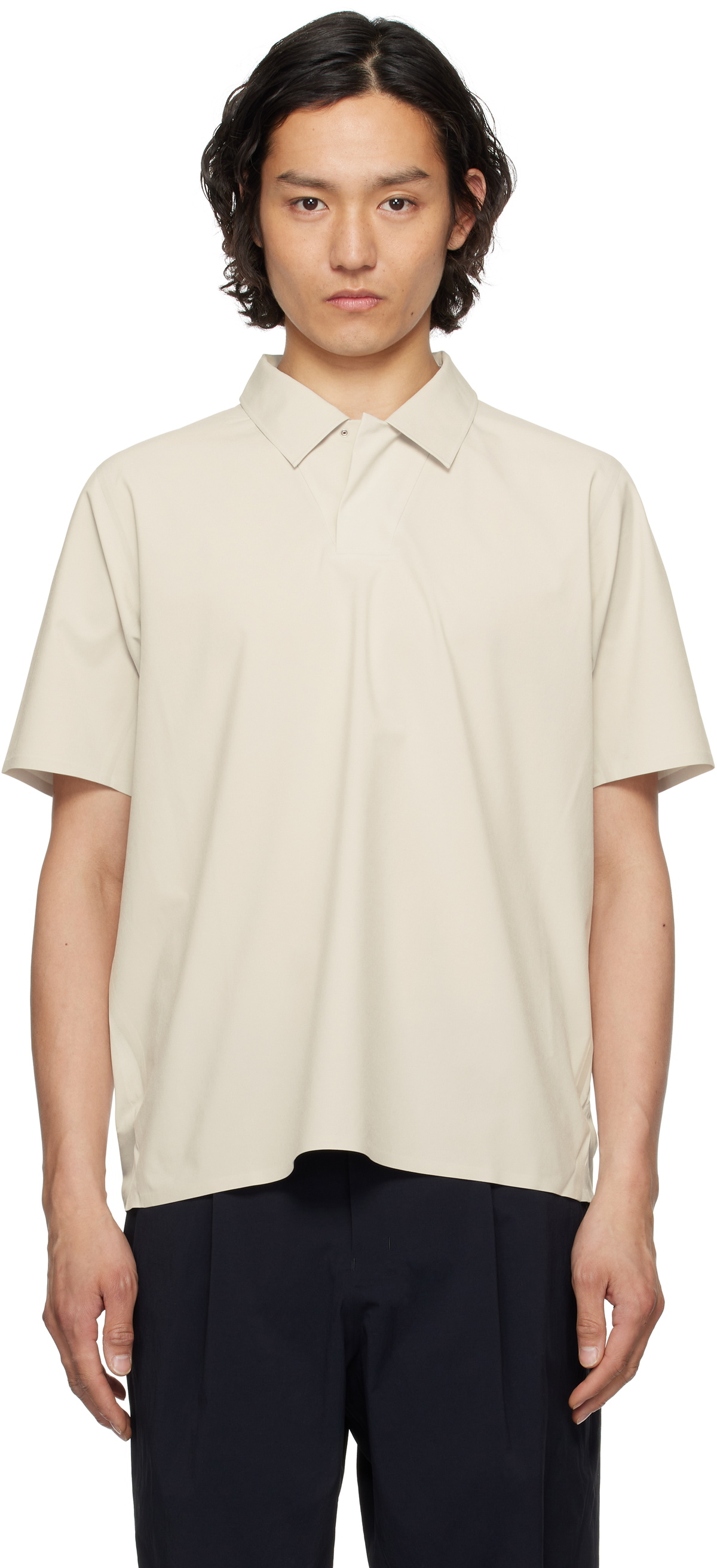 ☆2024美品☆VEILANCE DROMOS TECH TEE BLACK S Arc'teryx Veilance Dromos Tech Tee Black | SOMEWHERE®