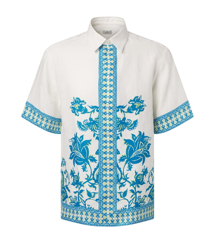 Photo: Etro Floral linen shirt