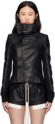 Rick Owens Black Naska Leather Jacket