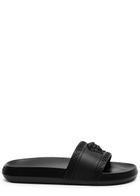 Versace Medusa Rubber Sliders Black