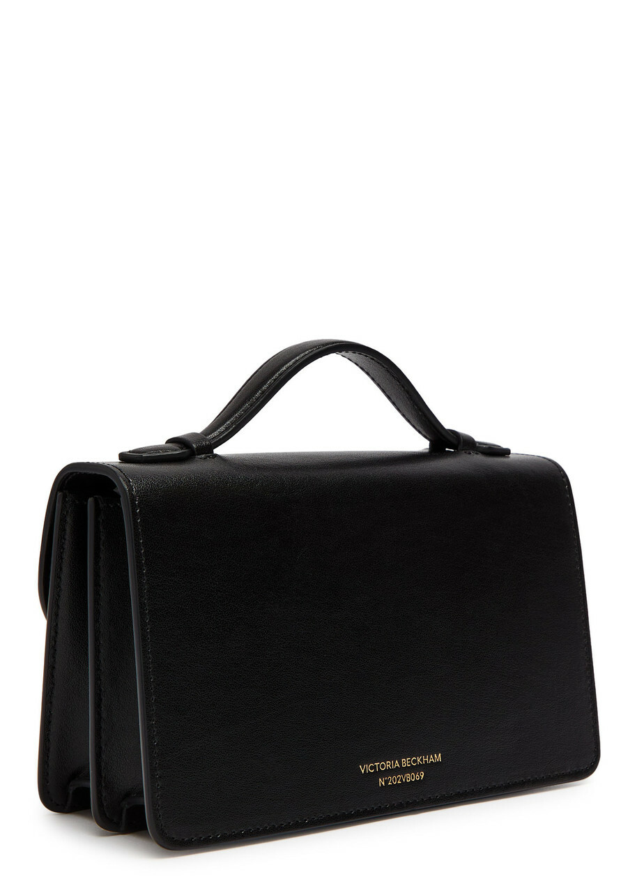 Victoria Beckham Dorian Mini Grained-leather top Handle bag - Black - One Size