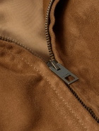 Nili Lotan - Majorca Suede Trucker Jacket - Brown