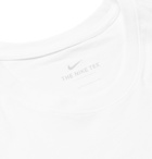 Nike - Sportswear Story Pack Slim-Fit Logo-Print Cotton-Jersey T-Shirt - Men - White