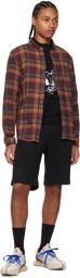 PS by Paul Smith Brown Gradient Check Shirt