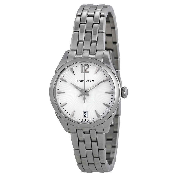 Photo: Hamilton Jazzmaster Silver Dial Stainless Steel Ladies Watch H42211155