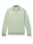 Loro Piana - Roadster Striped Cashmere Half-Zip Sweater - Green