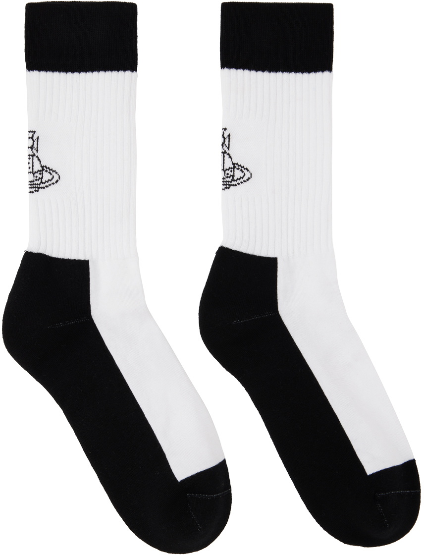 Vivienne Westwood Black & White Sporty Socks Vivienne Westwood