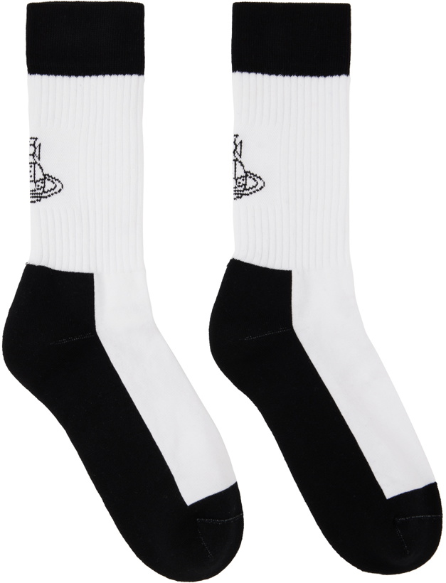 Photo: Vivienne Westwood Black & White Sporty Socks