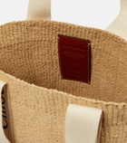Chloe - x Mifuko Woody Large raffia tote
