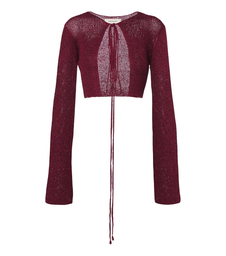 Photo: Bananhot Alma cropped sequined cardigan
