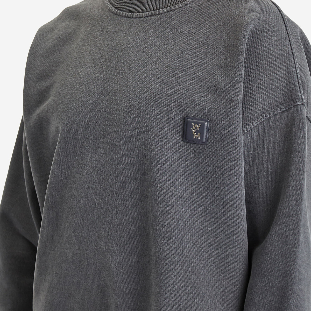 Wooyoungmi Men's Washed Sweatshirt in Grey