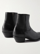 SAINT LAURENT - Lukas 40 Leather Chelsea Boots - Black