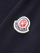 Moncler Genius - Billionaire Boys Club Logo-Print Appliquéd Cotton-Jersey Hoodie - Blue