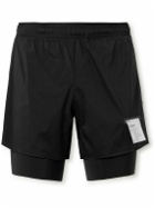 Satisfy - Straight-Leg TechSilk™ and Justice™ coldblack® Shorts - Black