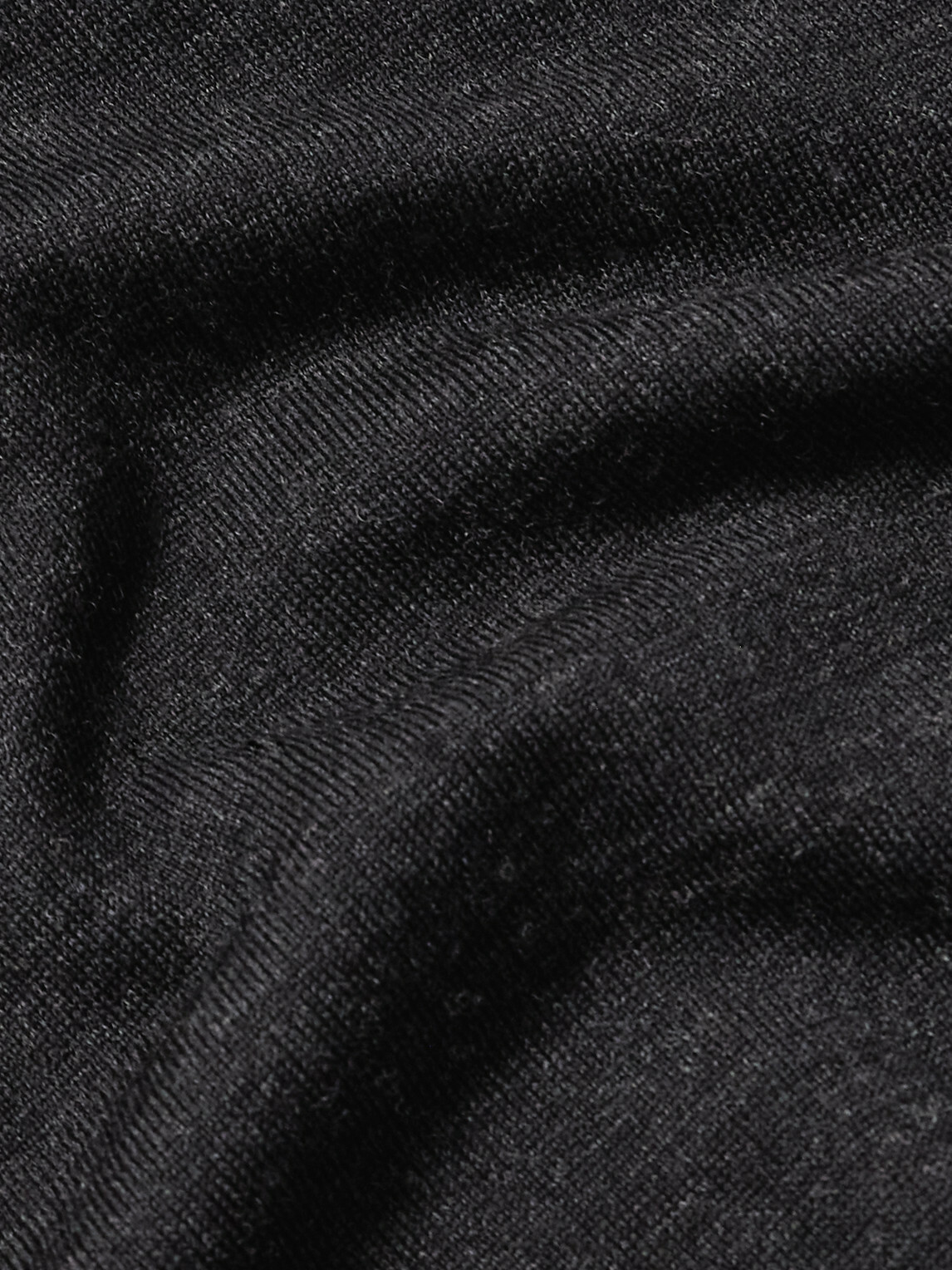 Hartford - Merino Wool Polo Shirt - Black