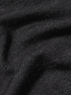 Hartford - Merino Wool Polo Shirt - Black