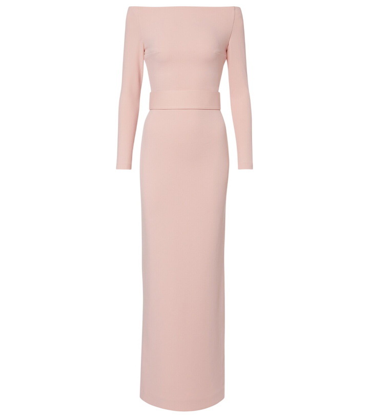 Photo: Solace London Sabina off-shoulder gown