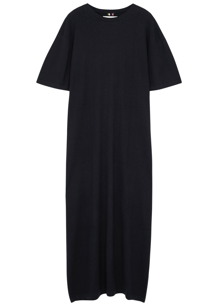 Extreme Cashmere N°321 Kris Cotton-blend Midi Dress - Navy - One Size