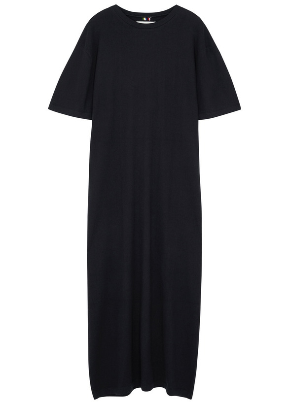 Photo: Extreme Cashmere N°321 Kris Cotton-blend Midi Dress - Navy - One Size
