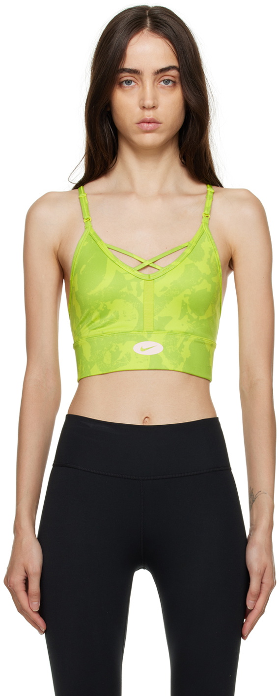 Nike Green Essential Bralette Bikini Top Nike