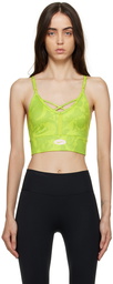 Nike Green Printed Sport Bra