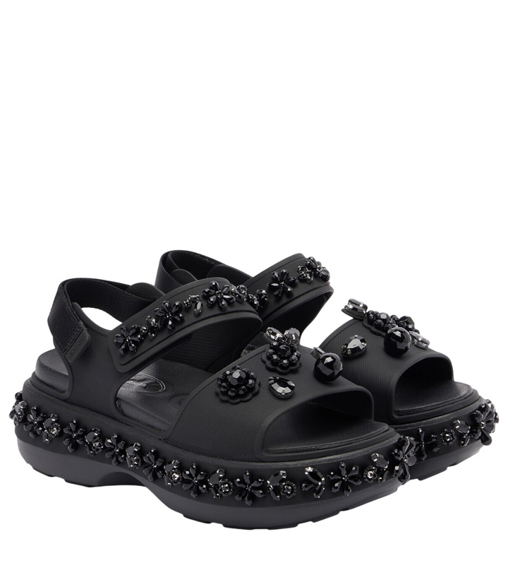Photo: Simone Rocha x Crocs embellished platform sandals
