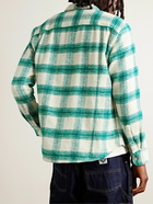 Corridor - Checked Cotton-Flannel Shirt - Green